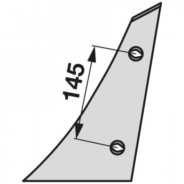 Piept cormana pentru plug Kverneland 073251: stanga