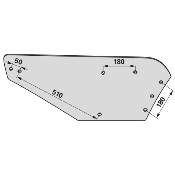 Cormana pentru plug Kuhn Huard (F) 616104: dreapta