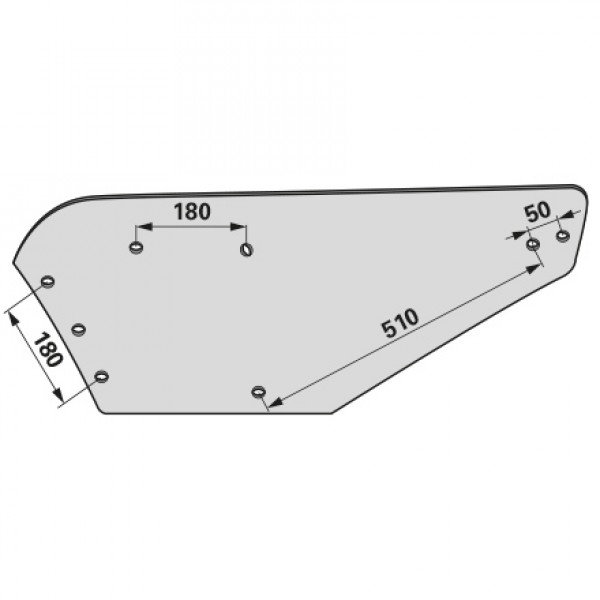 Cormana pentru plug Kuhn Huard (F) 616105: stanga