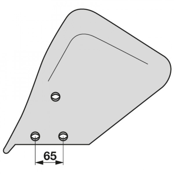 Cormana fata pentru plug Kuhn Huard (F) 619133: stanga