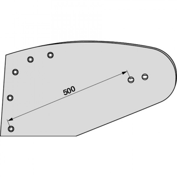 Cormana pentru plug Rabewerk HRP296OL, HRP-296OL, 27020102, 2702.01.02: stanga