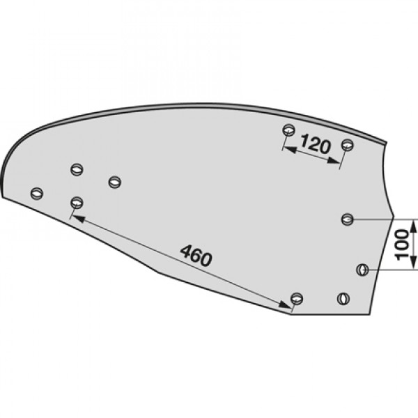 Cormana pentru plug Kverneland 063261: dreapta