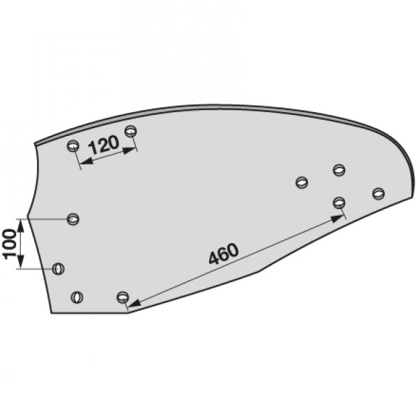 Cormana pentru plug Kverneland 063271: stanga