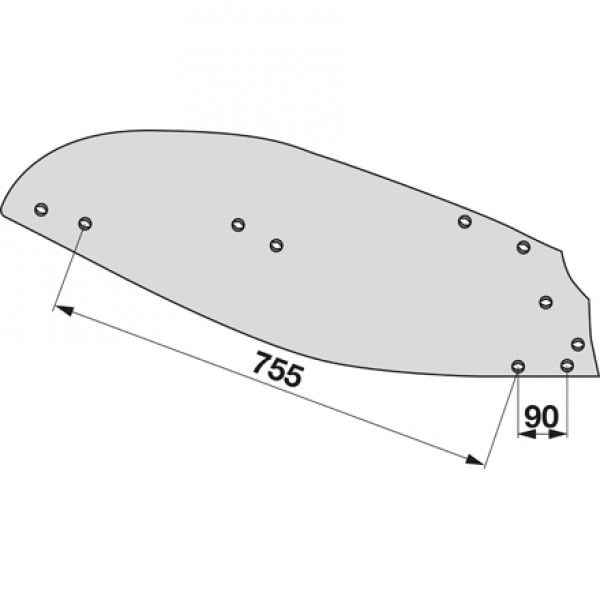 Cormana pentru plug Kverneland 063283: dreapta