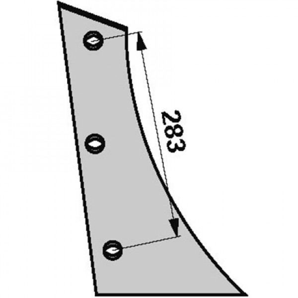 Piept cormana pentru plug Kverneland 073241: dreapta