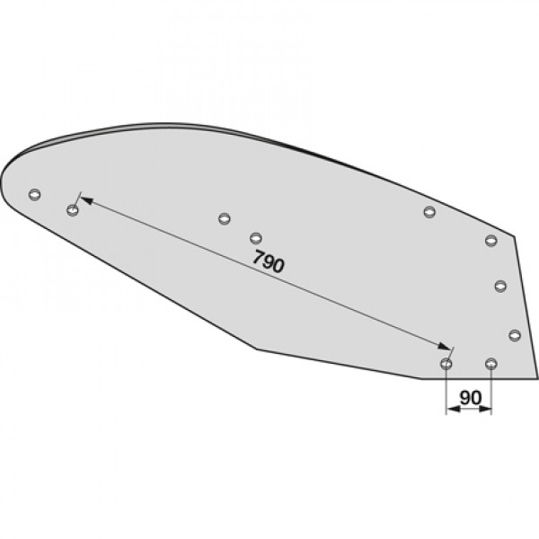 Cormana pentru plug Kverneland 073286: dreapta