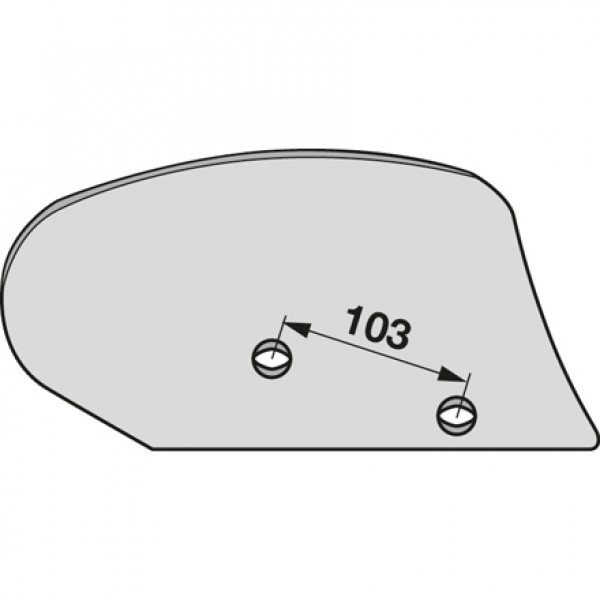 Cormana fata pentru plug Vogel&Noot PE323102: dreapta