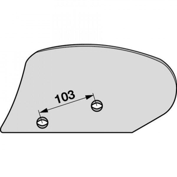 Cormana fata pentru plug Vogel&Noot PE323202: stanga