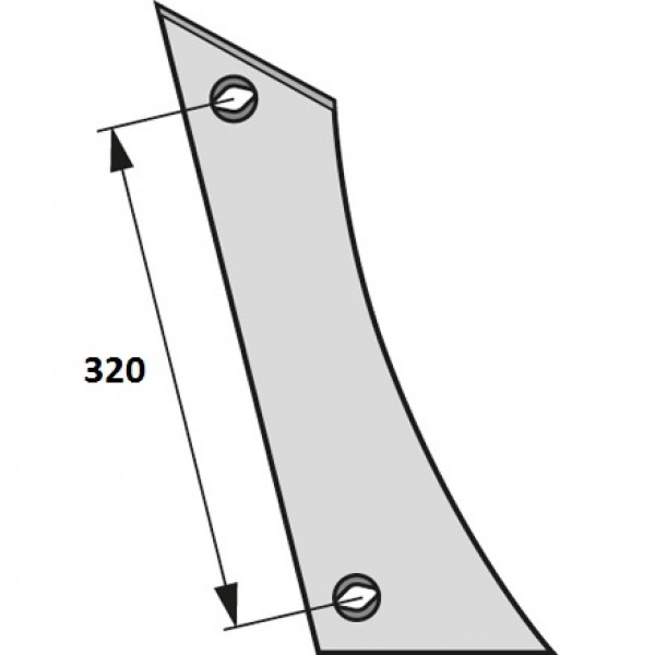 Piept cormana pentru plug Vogel&Noot PK5.001.03, PK500103, UN430: dreapta