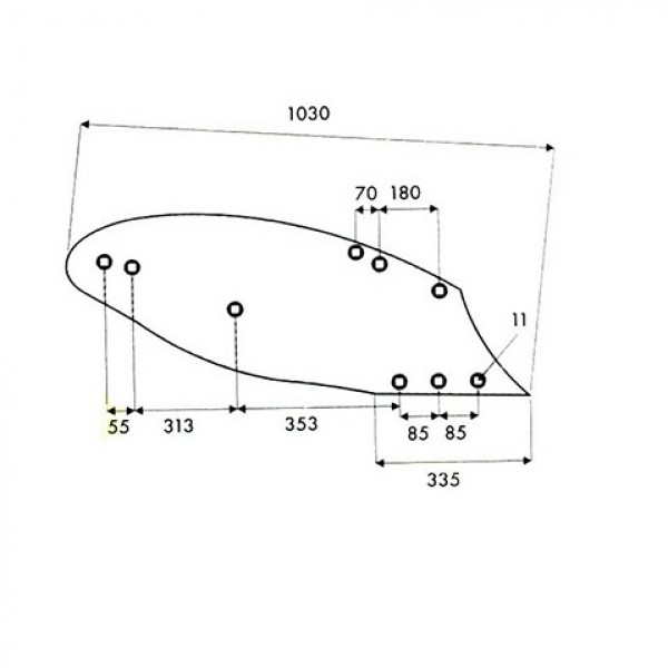 Cormana pentru plug Goizin 011513: dreapta