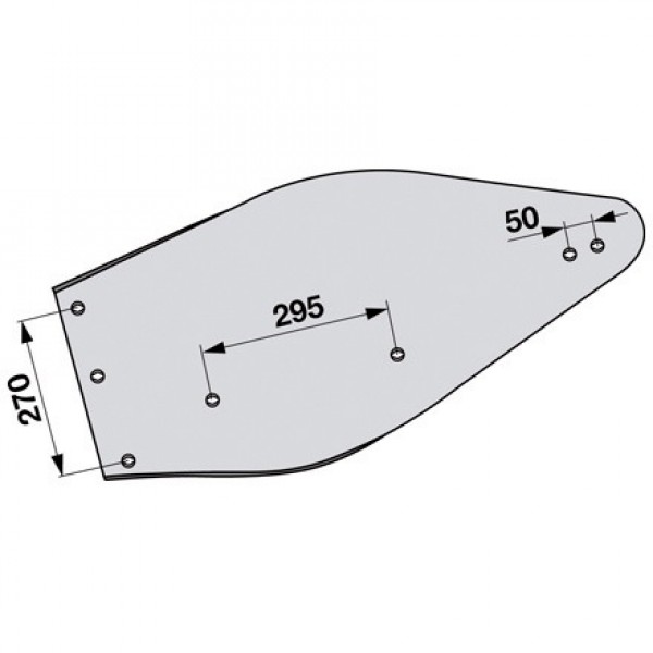 Cormana pentru plug Kuhn Huard (F) 616139: stanga