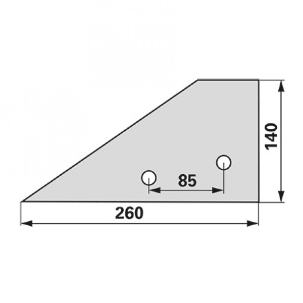 Plaz pentru plug Pottinger 930.76.005.0 / 77.005.0 R/L