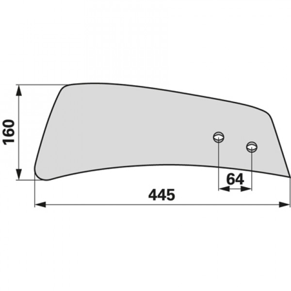 Cormana suplimentara pentru plug Overum 96064: dreapta