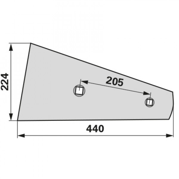 Plaz pentru plug Lemken DMV1, 3411525