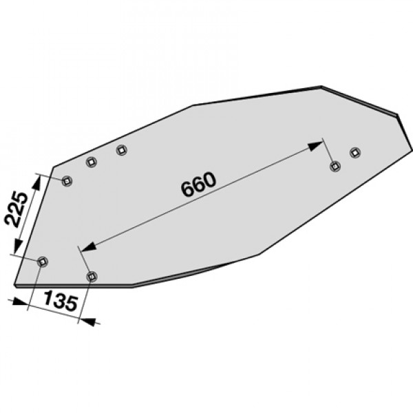 Cormana pentru plug Rabewerk HRP350WL, HRP-350WL, 27510402, 2751.04.02: stanga