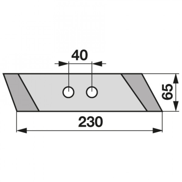 Varf brazdar pentru plug: Kverneland, Pottinger 063090,6763090: stanga