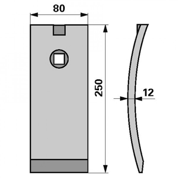 Varf brazdar pentru plug Vaederstad 452854 (9092792)