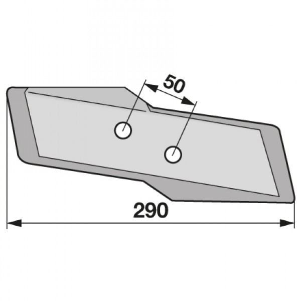 Varf brazdar pentru plug sormaitat Kuhn Huard (F) 622129 G-0 (175): stanga