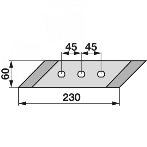 Varf brazdar pentru plug Rabewerk: dreapta MP332R, MP-332R, 27082801,2708.28.01