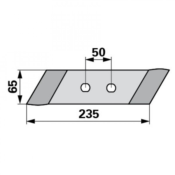 Varf brazdar pentru plug Vogel&Noot PK8.011.01, PK801101, PK8: dreapta