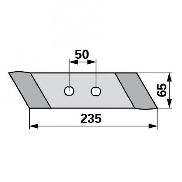 Varf brazdar pentru plug Vogel&Noot PK8.011.02 , PK801102 , PK8: stanga