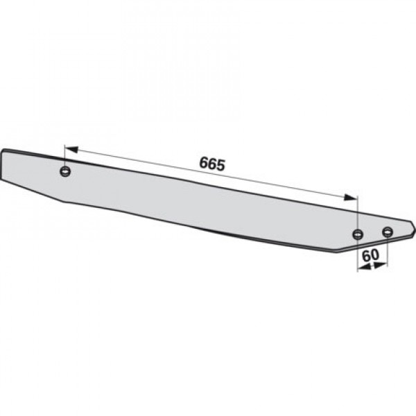 Foaie cormana pentru plug Amazone/BBG, Vogel&Noot WST430, PR900101: dreapta