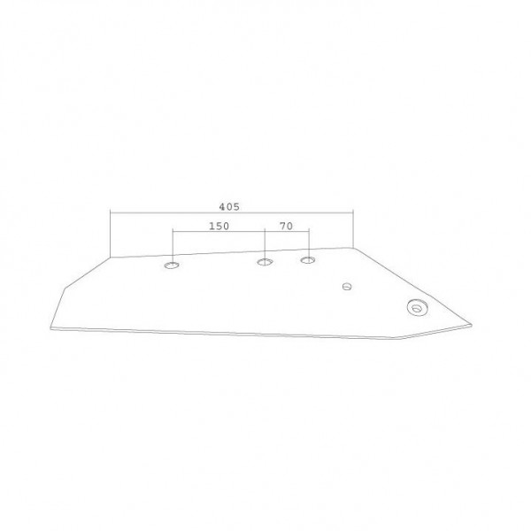 Brazdar pentru plug Pottinger 925260131, 041856Z, 1903946: dreapta