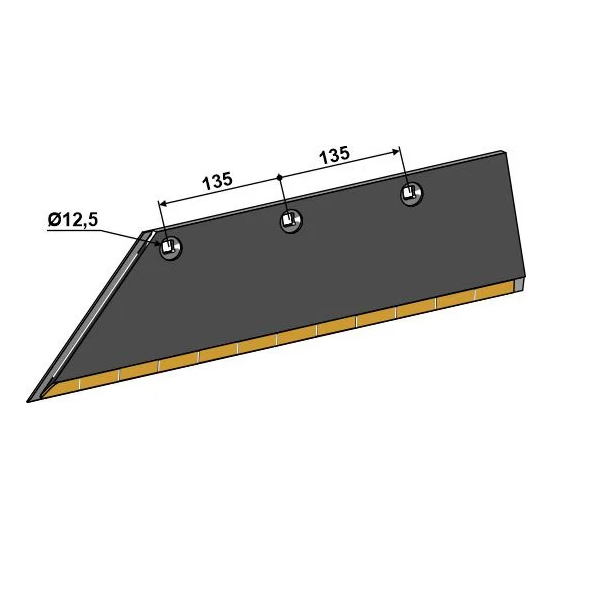 Lama brazdar pentru plug Lemken SB58 D, 3352138: dreapta