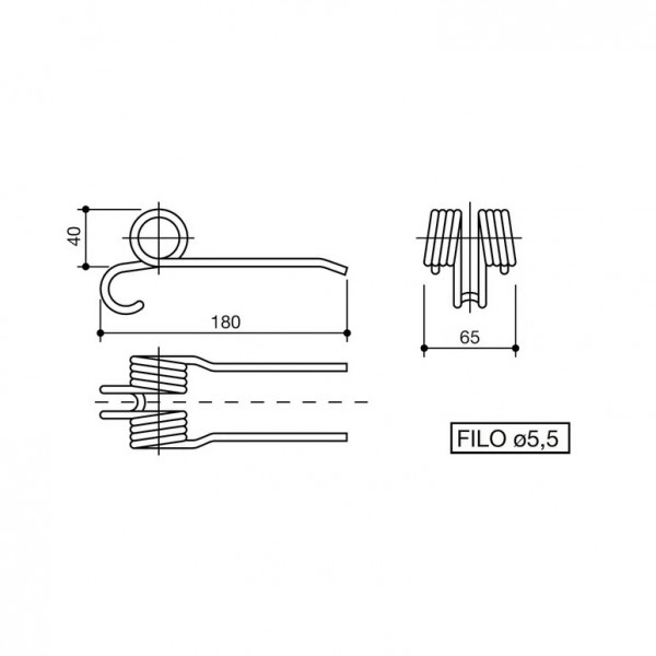 Dinte grebla pick-up pentru Wolvo-Morra LS60033