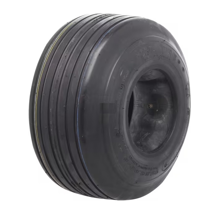 Anvelopa si camera 15x6.00-6 cu valva dreapta TR13