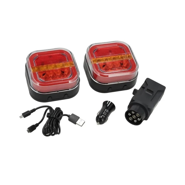 Set lampi LED spate fara cablu