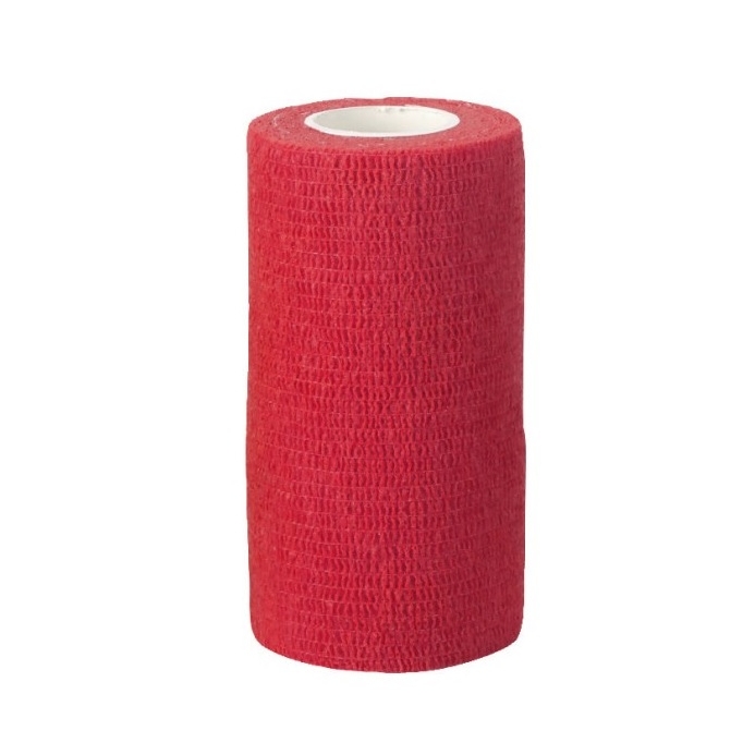 Rola bandaj autoadeziv VetLastic pentru ongloane - 7,5 cm rosu Kerbl