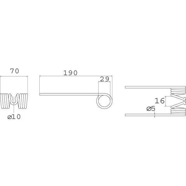 Arc Pick-Up pentru presa Welger 940522900