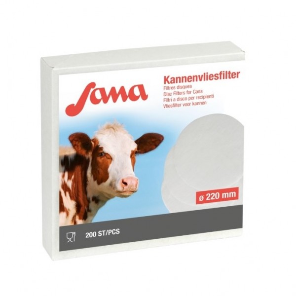Filtru disc pentru lapte fi 200 mm Sana 200 buc Kerbl