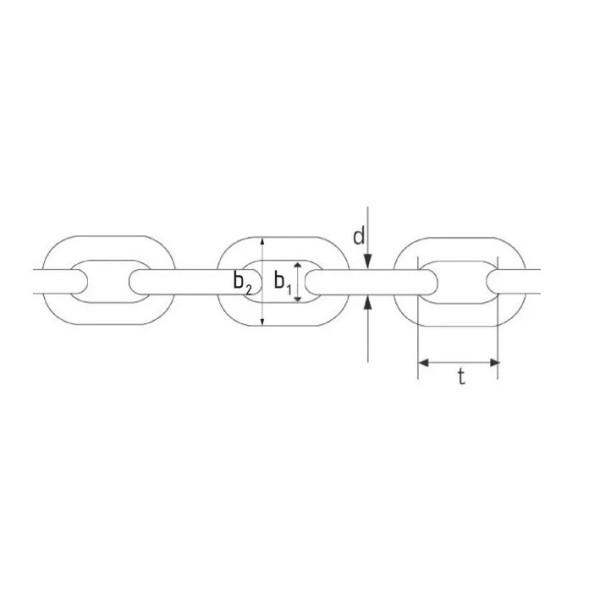 Za de legatura pentru lanturi 8x22,8 mm