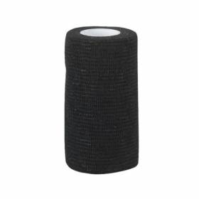 Rola bandaj autoadeziv EquiLastic - 7,5 cm x 4,5 m negru Kerbl