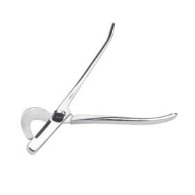 Cleste curbat pentru castrare porci 19 cm Kerbl