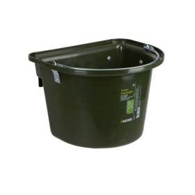 Galeata de alimentare verde 12 L pentru cai Kerbl