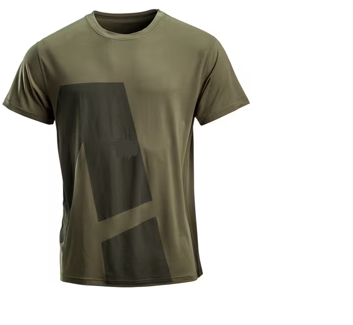 Tricou barbati masliniu - Verde / Mărime: XS