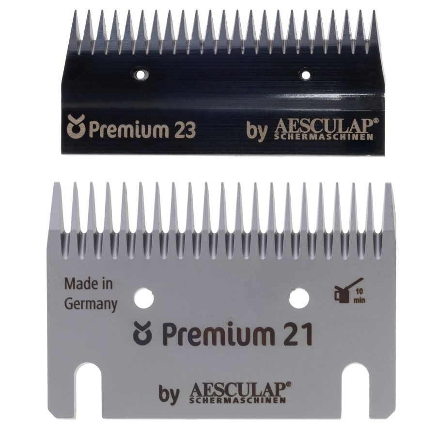 Set cutite Premium 23/21 pentru masina de tuns bovine Kerbl