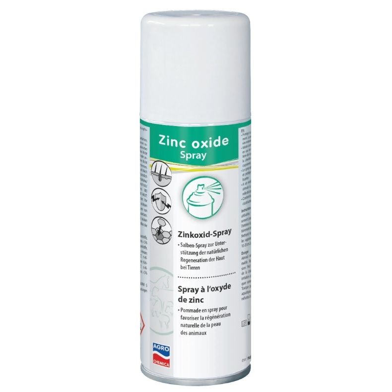Spray de oxid de zinc pentru sustinerea regenerarii naturale a pielii la animale 200 ml Kerbl