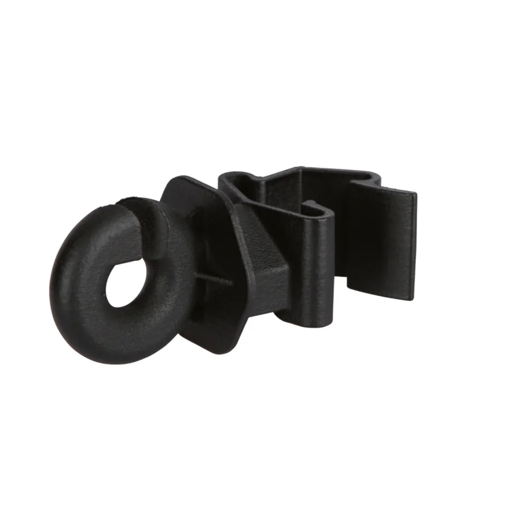 Izolator pentru fir gard electric T-post negru 25 buc Kerbl