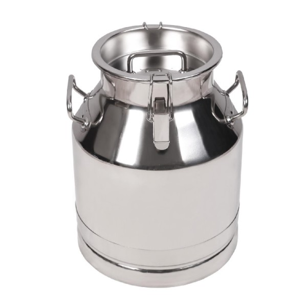 Bidon inox pentru lapte 25 l cu capac inox