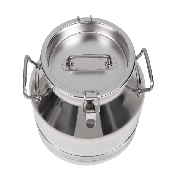 Bidon inox pentru lapte 25 l cu capac inox