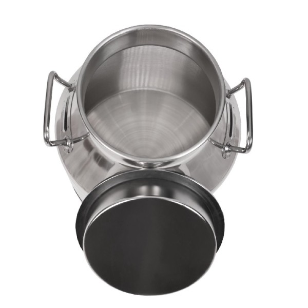 Bidon inox pentru lapte 25 l cu capac inox