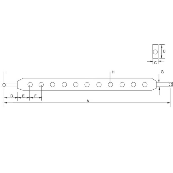 Bara De Tractiune Cat.2 960 Mm