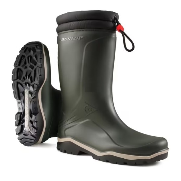 Cizme de cauciuc Blizzard Dunlop - Verde / Mărime: 36