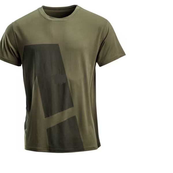 Tricou barbati masliniu - Verde / Mărime: XS