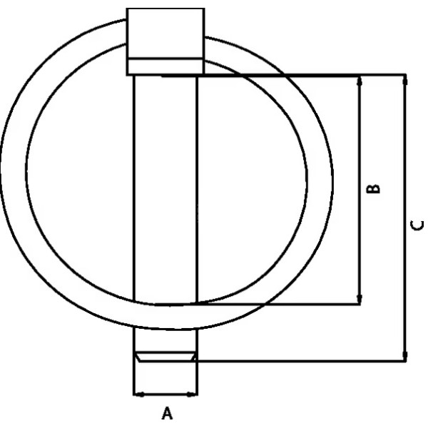 Bolt cu inel 4,5x36 mm