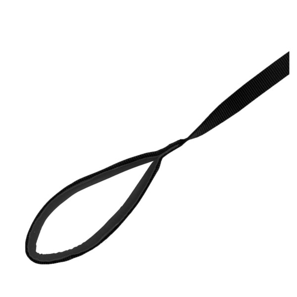 Lesa pentru caini Miami cu maner SoftGrip 180 cm x 25 mm neagra Kerbl